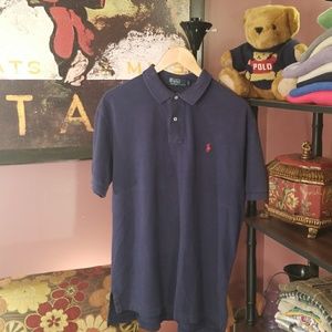 🏇🏽 POLO by RALPH LAUREN Blue Shirt Mens L Large
